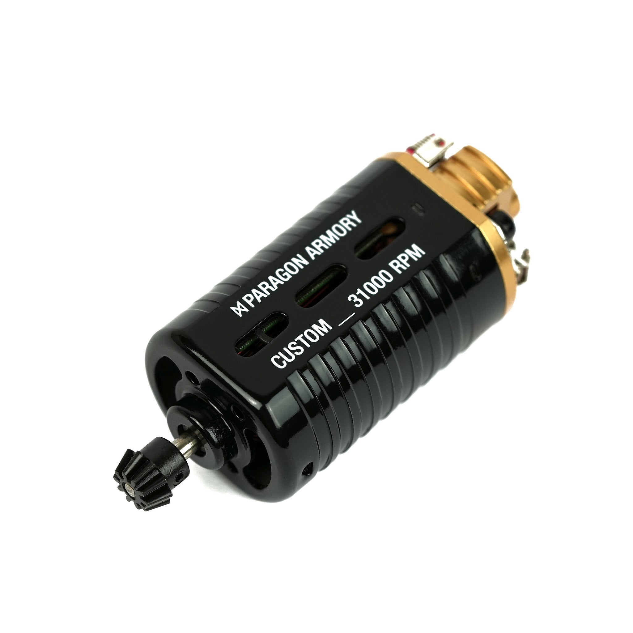 paragon armory cnc aeg upgrade motor neodymium n35sh magnet ventilated motor can 16TPA 31000 rpm short type