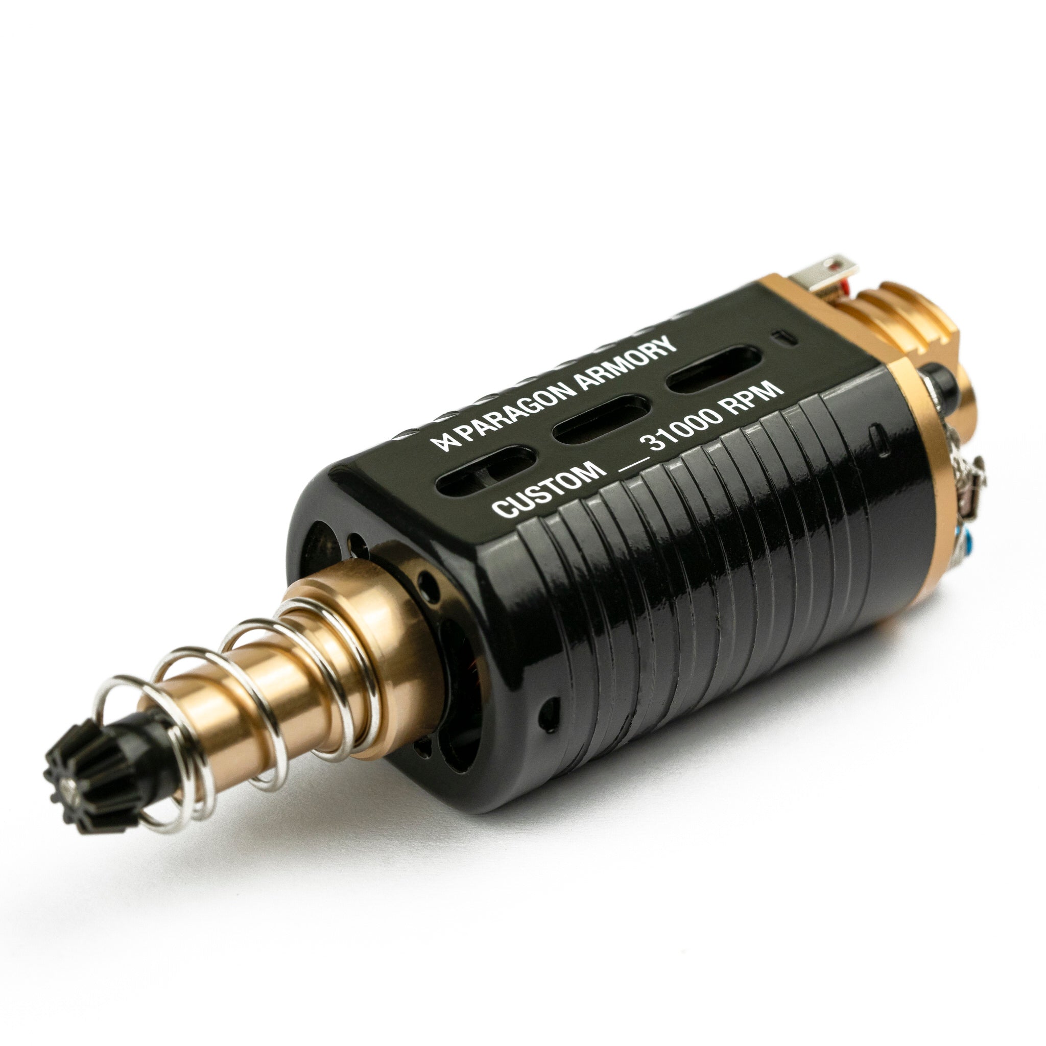 paragon armory cnc aeg upgrade motor neodymium n35sh magnet ventilated motor can 16TPA 31000 rpm