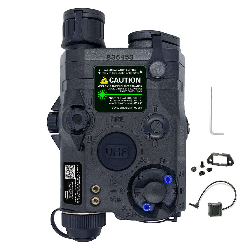 SOMOGEAR AN/PEQ-15 DE グリーン緑/IR LEDライト SomoGear PEQ-15 IR Laser Illuminator UHP Full Power