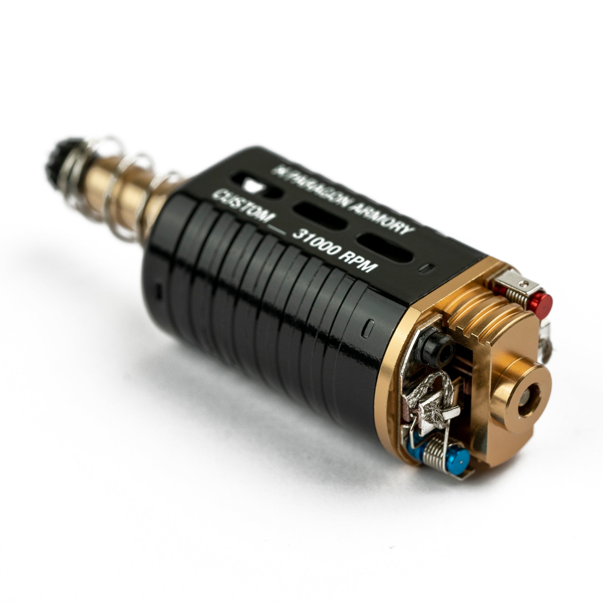 paragon armory cnc aeg upgrade motor neodymium n35sh magnet ventilated motor can 16TPA 31000 rpm