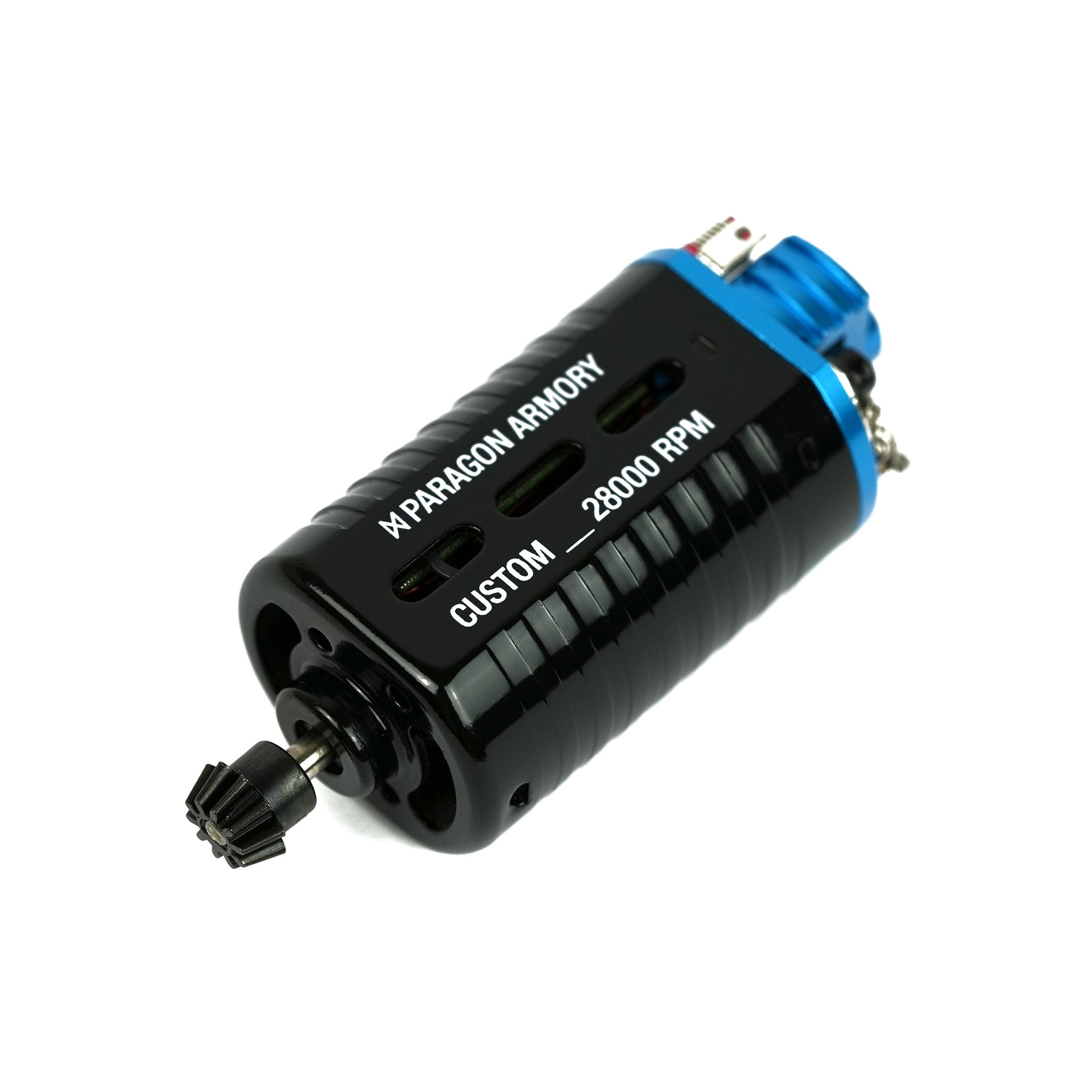 paragon armory cnc aeg upgrade motor neodymium n35sh magnet ventilated motor can 18TPA 28000 rpm short type