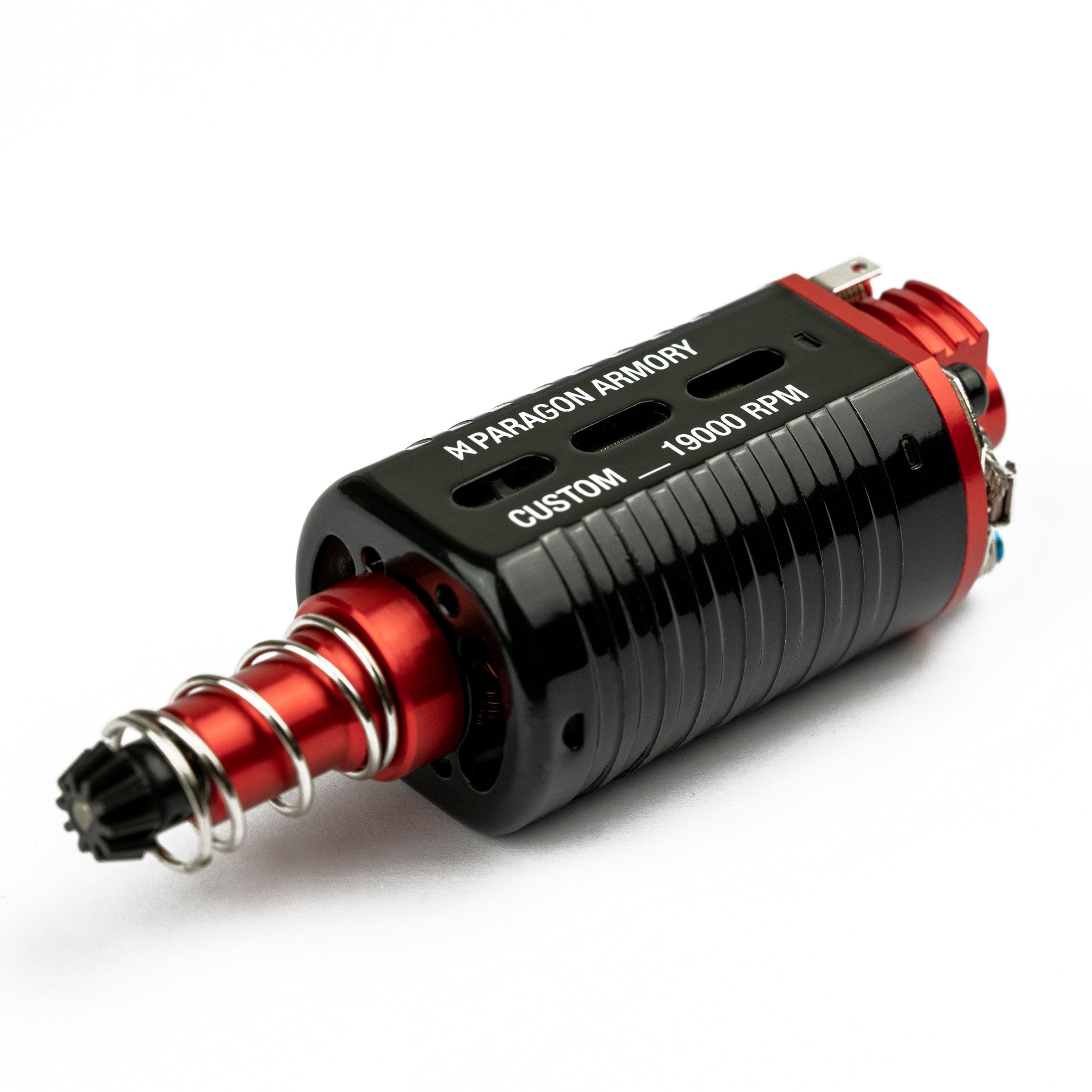 paragon armory cnc aeg upgrade motor neodymium n35sh magnet ventilated motor can 28TPA 19000 rpm