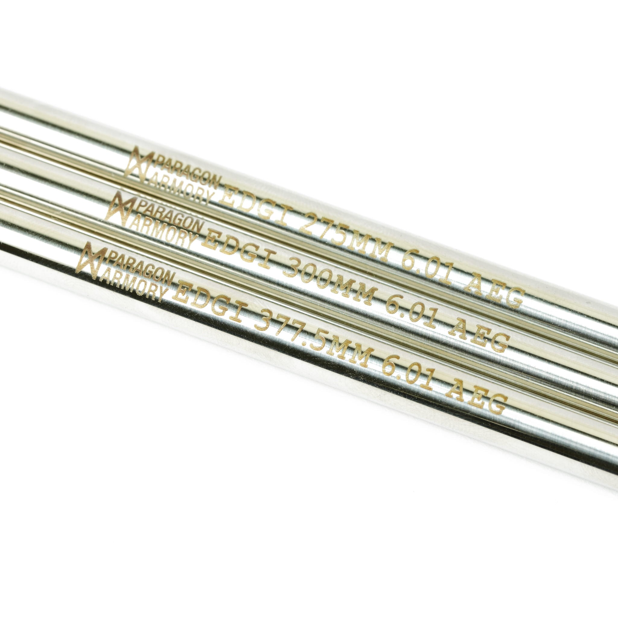 paragon spec evo edgi stainless steel inner barrel in 275mm, 300mm, and 377.5mm lengths