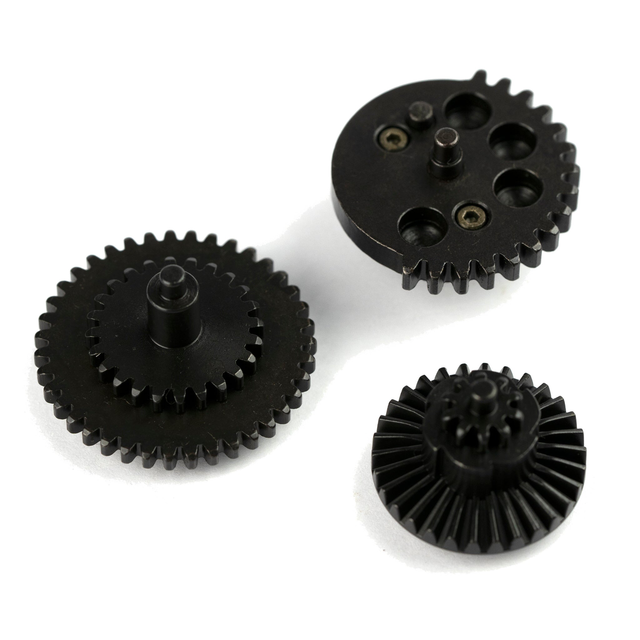Rocket Airsoft CNC Steel V2/V3 Gearset high speed high torque cnc steel 12:1, 13:1, 16:1, 18:1 ssg