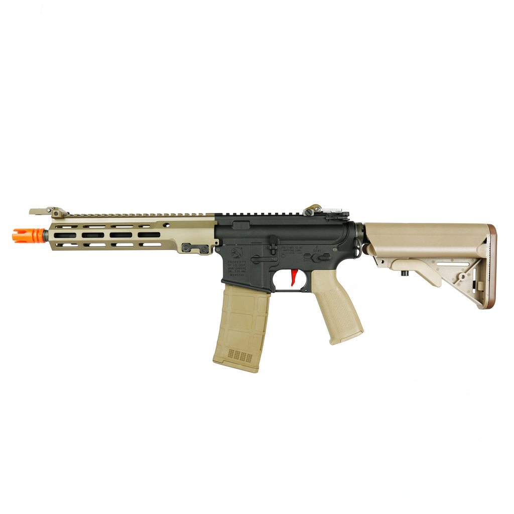 paragon spec m4 urgi aeg utilizing vfc colt trade marked receiver, hao mk16 rail, and fully upgraded internals