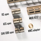 HAO MK16 Barrel Nut for AEG PTW GBBR MWS RS 